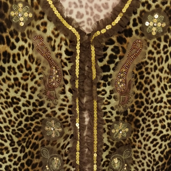 Alberto Makali leopard sweater set - size S - Picture 5 of 8